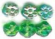 Half Rainbow Glass Beads - click here for large view